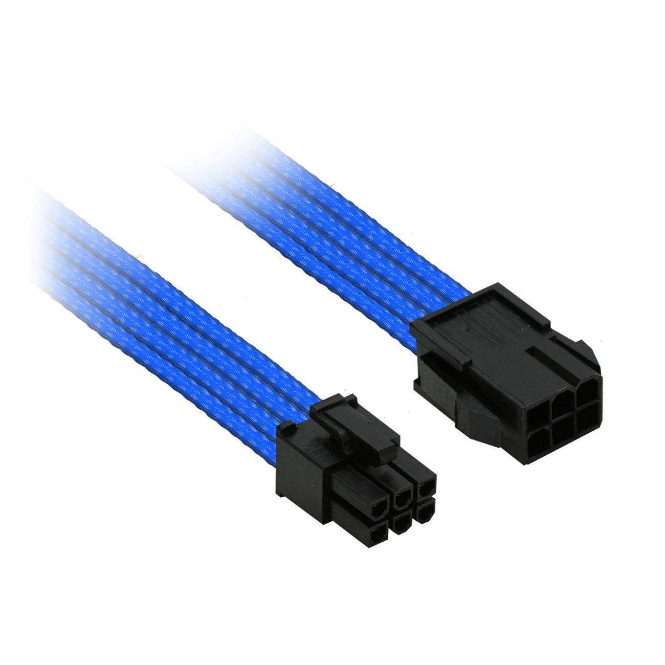 Nanoxia Kabel 6pin PCI-E Verlängerung, 30 cm, blau