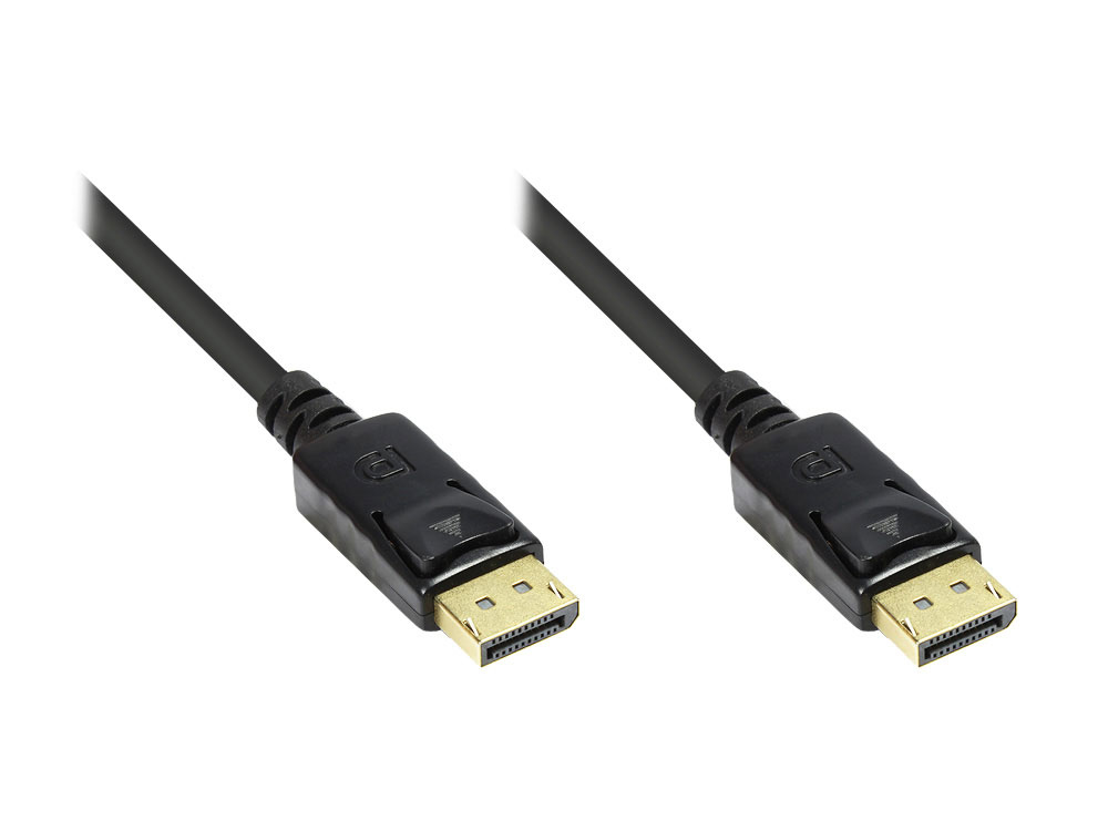Good Connections Kabel DP1.2 4K/­UHD @60Hz schwarz 7,5m Good Connections Kabel DP1.2 4K/­UHD @60Hz schwarz 7,5m