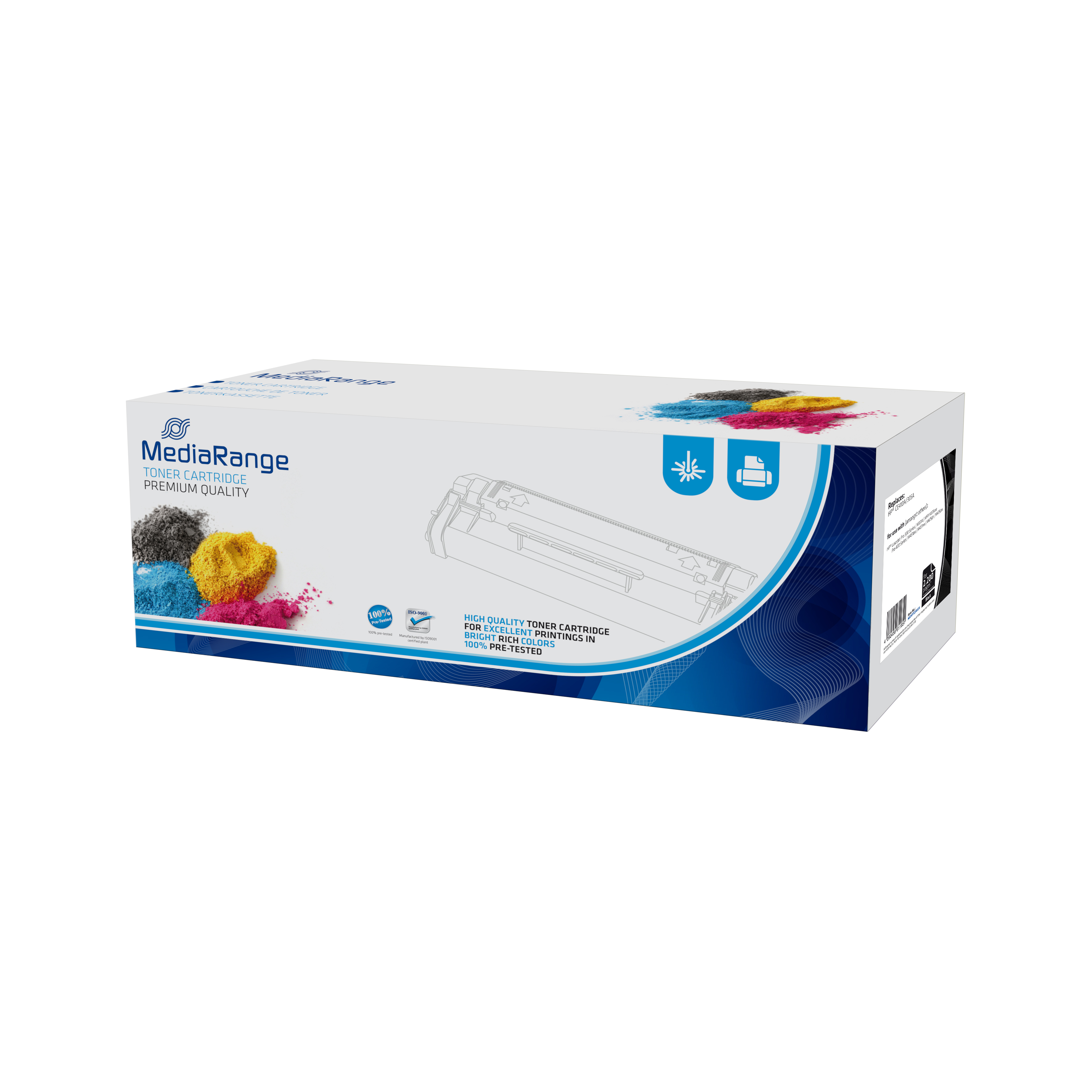 MediaRange Toner HP für CE410A/&shy;305A mit Chip schwarz