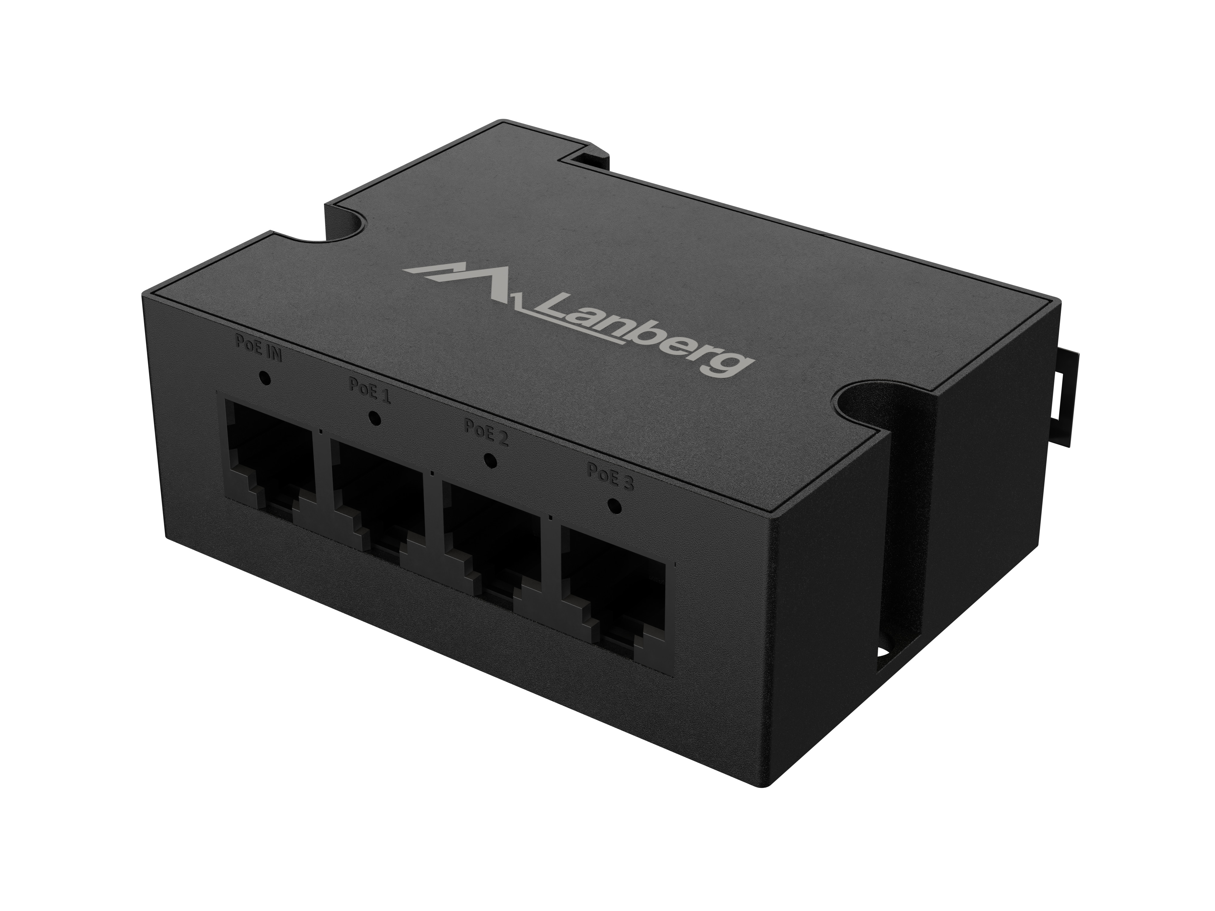 LANBERG Switch DIN-FE4-AT-30W 1xIn 3xOut 100MB PoE Extender LANBERG Switch DIN-FE4-AT-30W 1xIn 3xOut 100MB PoE Extender
