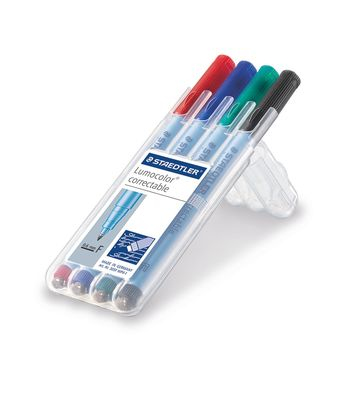 STAEDTLER Folienstift Lumocolor correct F 4ST