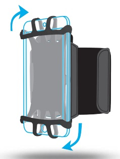 Mobilis Universal Wrist Mount/&shy;Armband 4-6''
