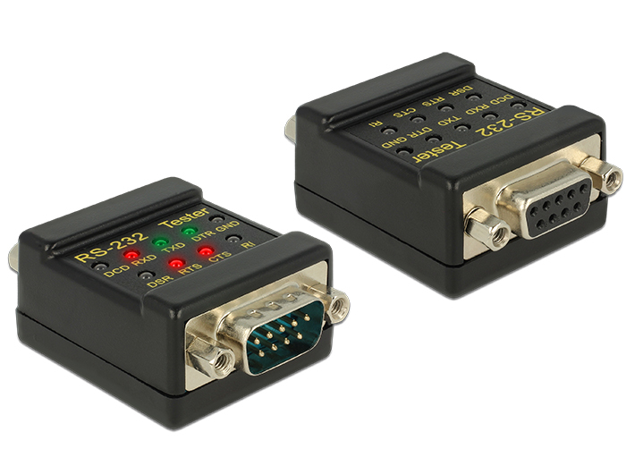 DELOCK RS-232 Tester DB9 -> DB9 Bu/&shy;St