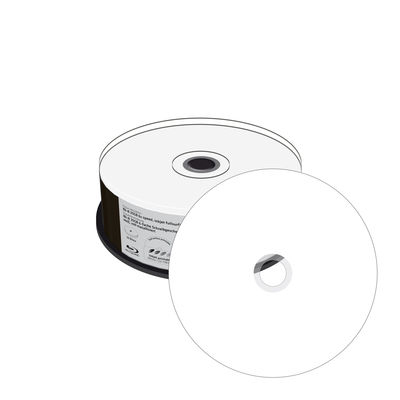MediaRange BD-R 25GB 6x voll bedruckbar 25pcs Cakebox