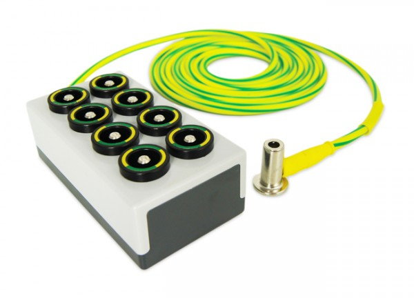 Baaske ZPA 8-Fach-Dose   6mm 1m     grau/&shy;schwarz