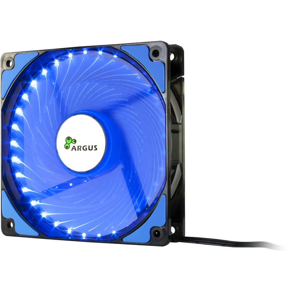 Inter-Tech Lüfter 120*120*25 ARGUS L-12025 BL, blau