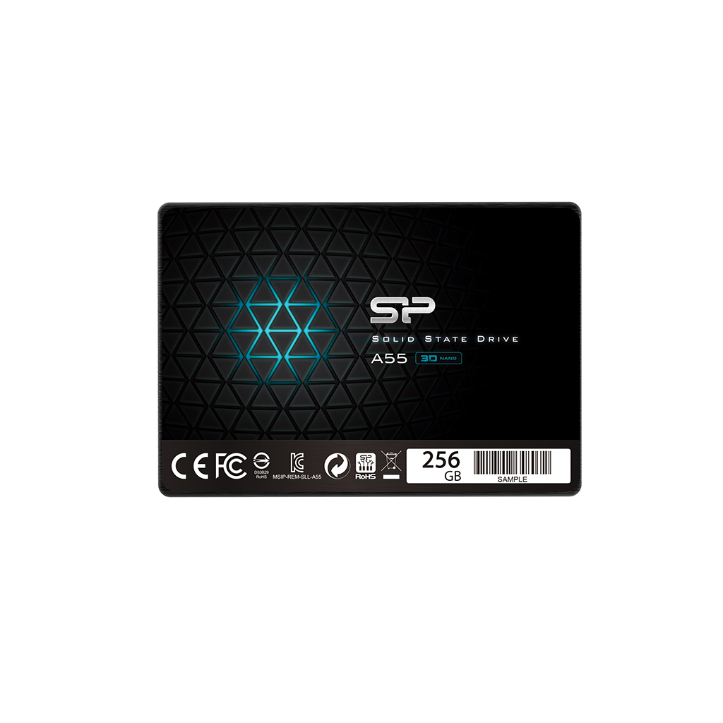 Silicon Power SSD 256GB 6.3cm SATAIII A55 3D Nand TLC