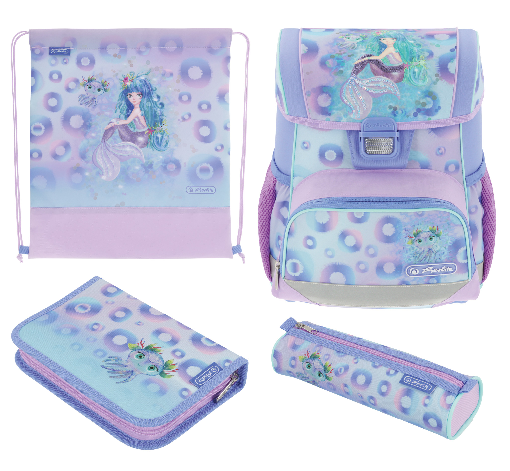 Herlitz Schulranzen Loop Plus Mystic Mermaid