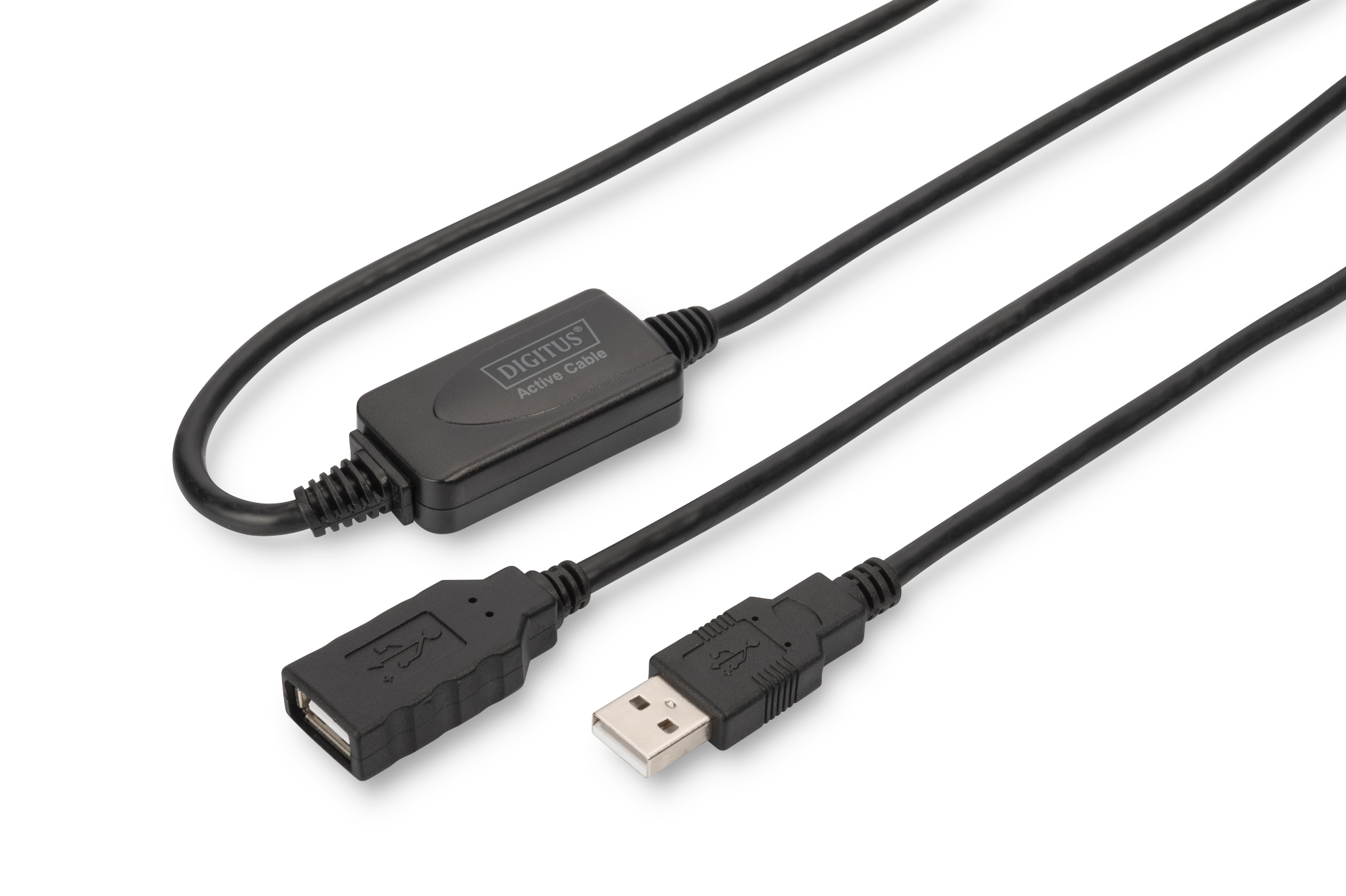 DIGITUS USB 2.0 Verlängerungskabel Aktiv Typ A -A St/­Bu 15m DIGITUS USB 2.0 Verlängerungskabel Aktiv Typ A -A St/­Bu 15m