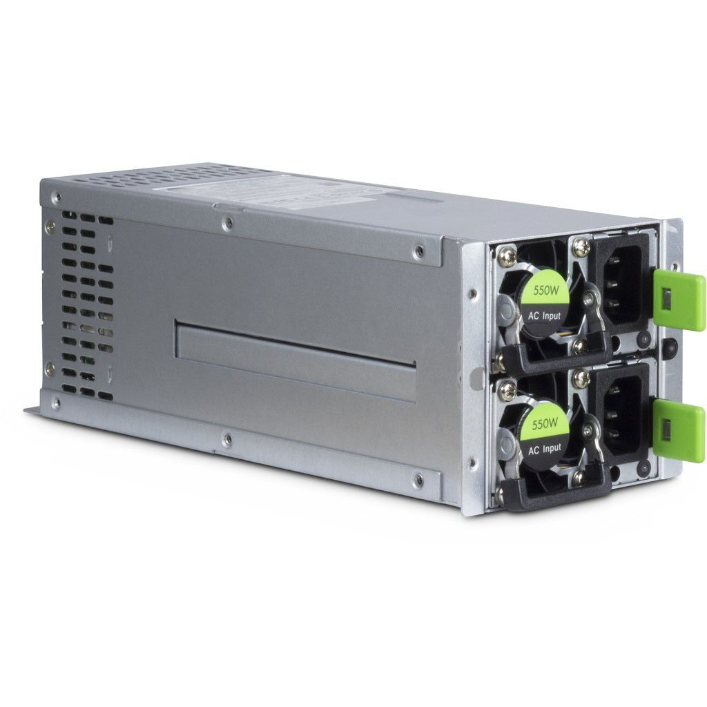 Inter-Tech Server-Netzteil R2A-DV0550-N  2HE 2x500W 80+G red