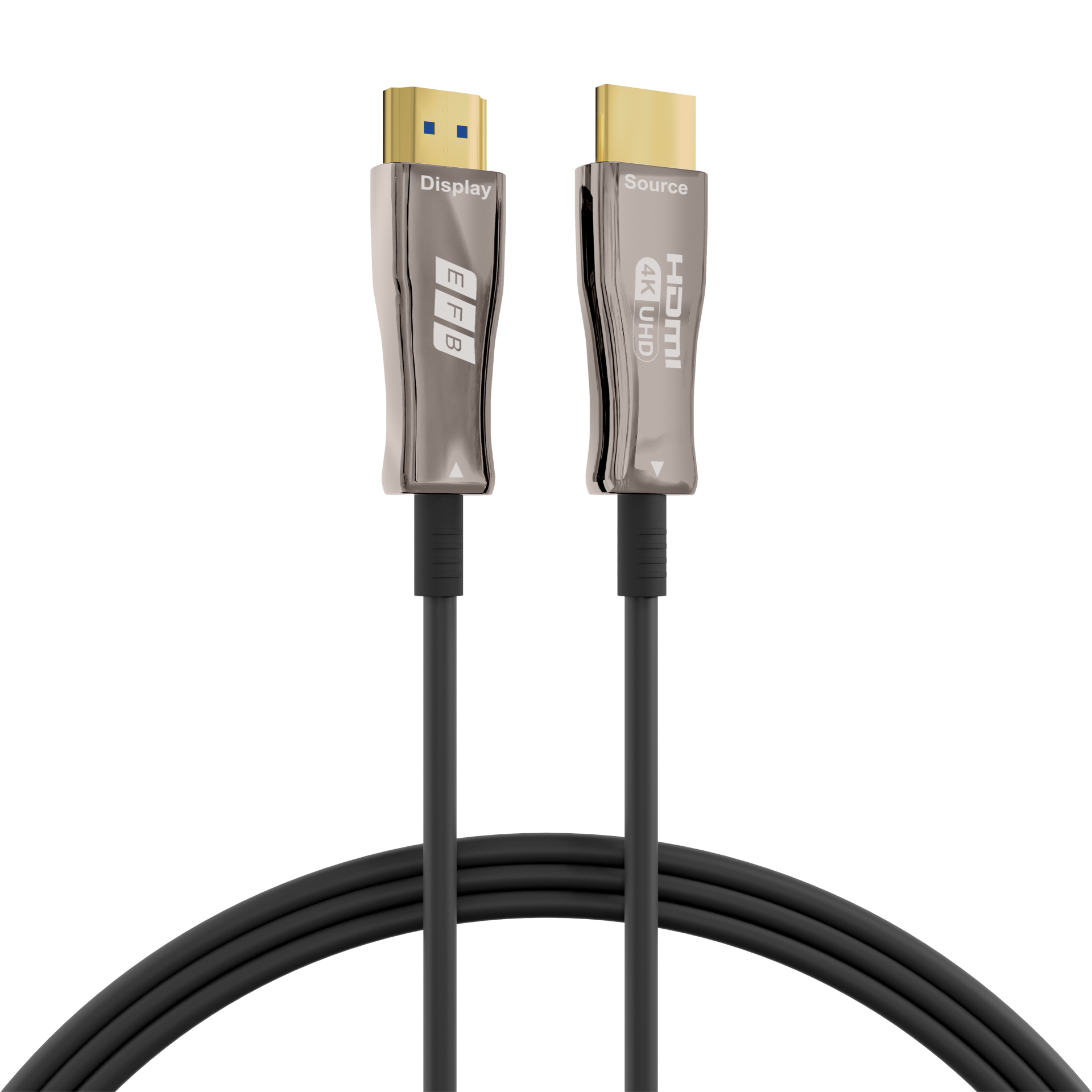 EFB HDMI Glasfaserkabel AOC aktiv 4K60Hz 10m schwarz