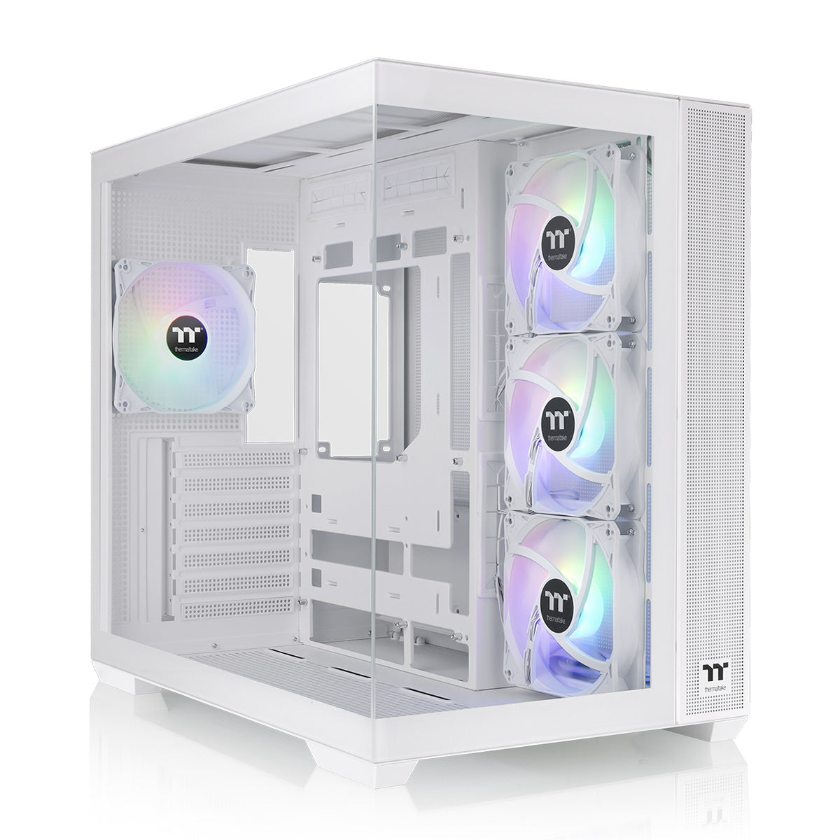 Geh Thermaltake View 380 TG Midi Tower "ARGB Snow" White retail