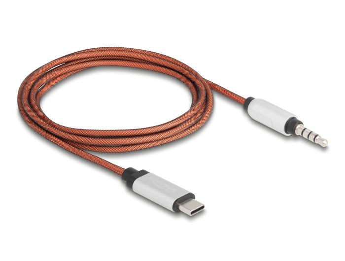 DELOCK AUX Kabel USB Type-C Stecker zu Klinkenstecker 3,5 mm DELOCK AUX Kabel USB Type-C Stecker zu Klinkenstecker 3,5 mm