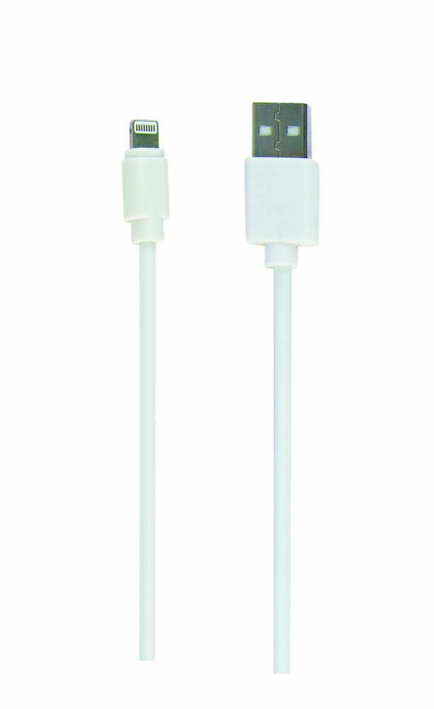 gembird 8-poliges Synchronisierungs-Ladekabel, weiß, 1 m