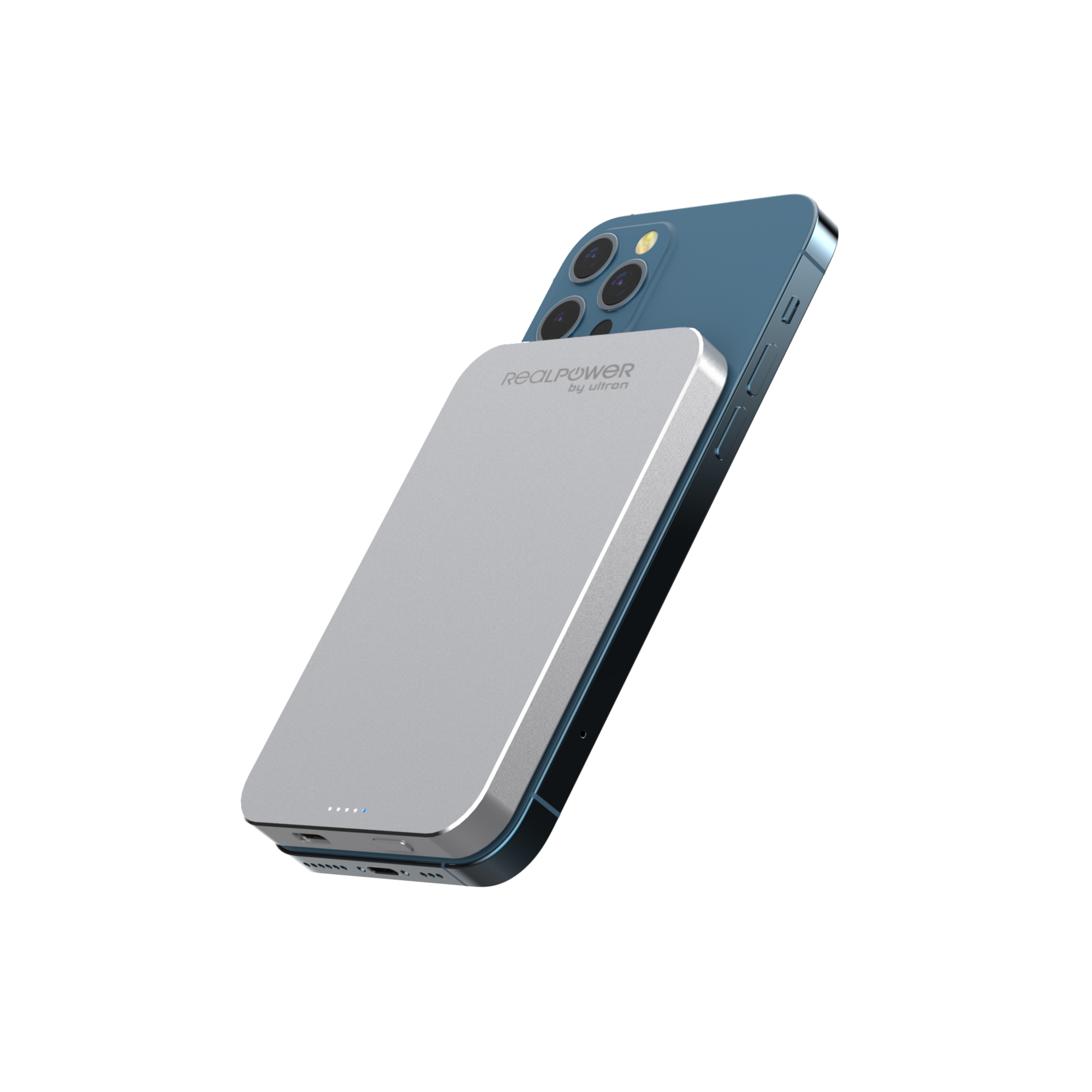 RealPower Powerbank PB-5000 MAG silber 5.000mAh