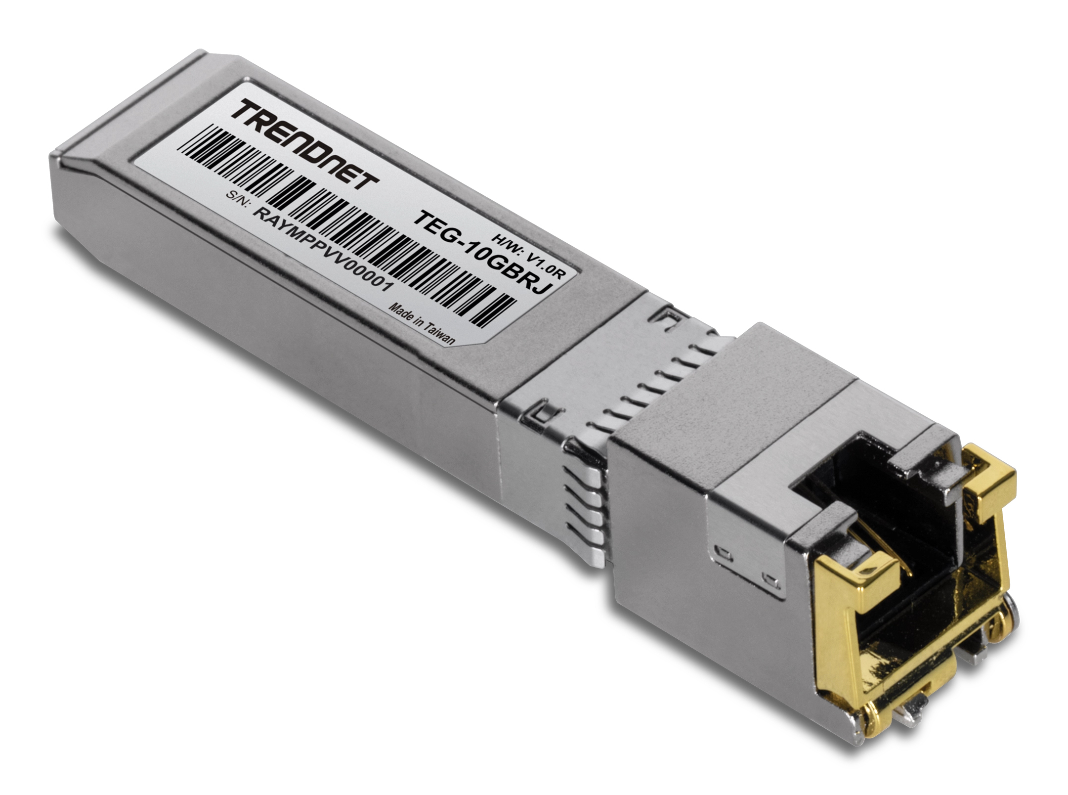 TRENDnet Mini-GBIC 10GBASE-T RJ-45 Copper 2xTEG-10GBRJ TRENDnet Mini-GBIC 10GBASE-T RJ-45 Copper 2xTEG-10GBRJ
