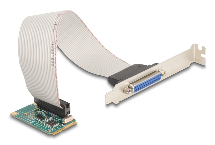 DELOCK Mini PCIe I/­O PCIe full size 1 x Parallel DELOCK Mini PCIe I/­O PCIe full size 1 x Parallel