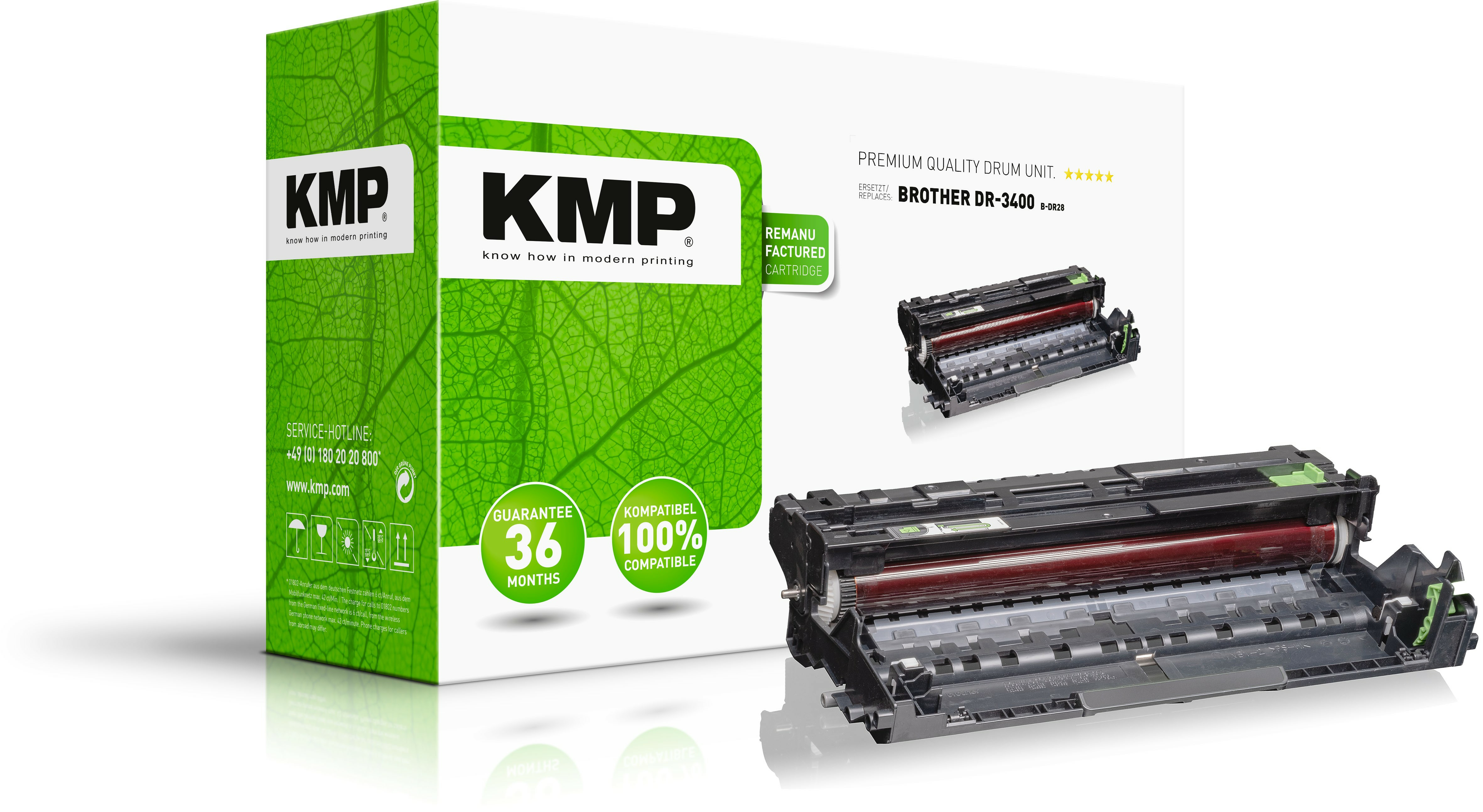 KMP Trommel Brother DR3400/&shy;DR-3400 bk 52.000 S. B-DR28 . remanuf