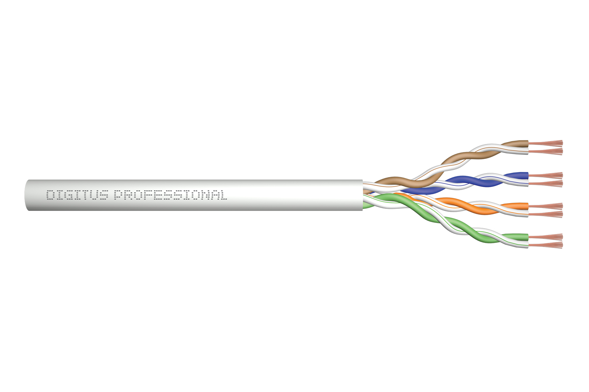 DIGITUS CAT 5e U/&shy;UTP Twisted Pair Patchkabel, 305m, grau