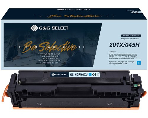 G&G Select XL-Toner kompatibel mit HP 201X /­ Canon 045H G&G Select XL-Toner kompatibel mit HP 201X /­ Canon 045H