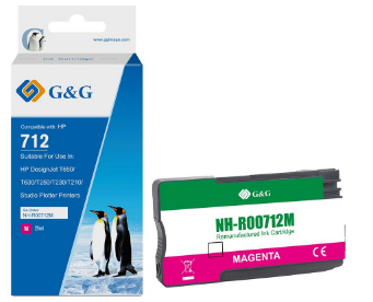 G&G Patrone HP 712XL (3ED68A) permanent & wasserf. (29 ml) G&G Patrone HP 712XL (3ED68A) permanent & wasserf. (29 ml)