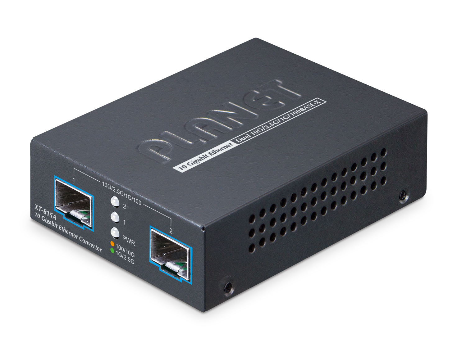 PLANET 2-Port SFP+ Managed Media Converter XT-815A PLANET 2-Port SFP+ Managed Media Converter XT-815A