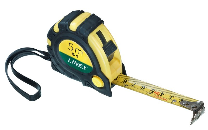 LINEX Rollmaßband 5 m cm- und Zoll-Skala flexibler LINEX Rollmaßband 5 m cm- und Zoll-Skala flexibler