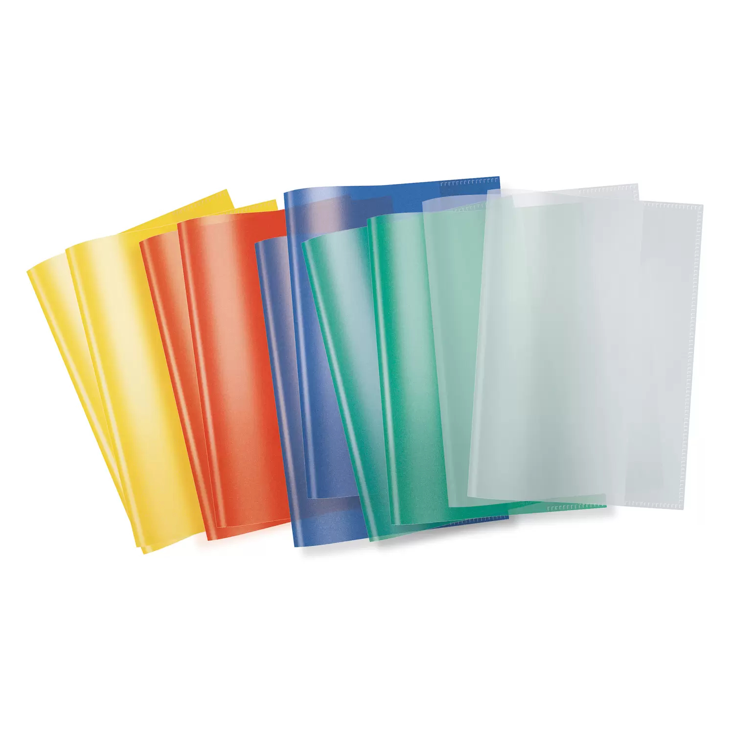 HERMA Heftschoner 10er Set A5 transparent (5 Farben)
