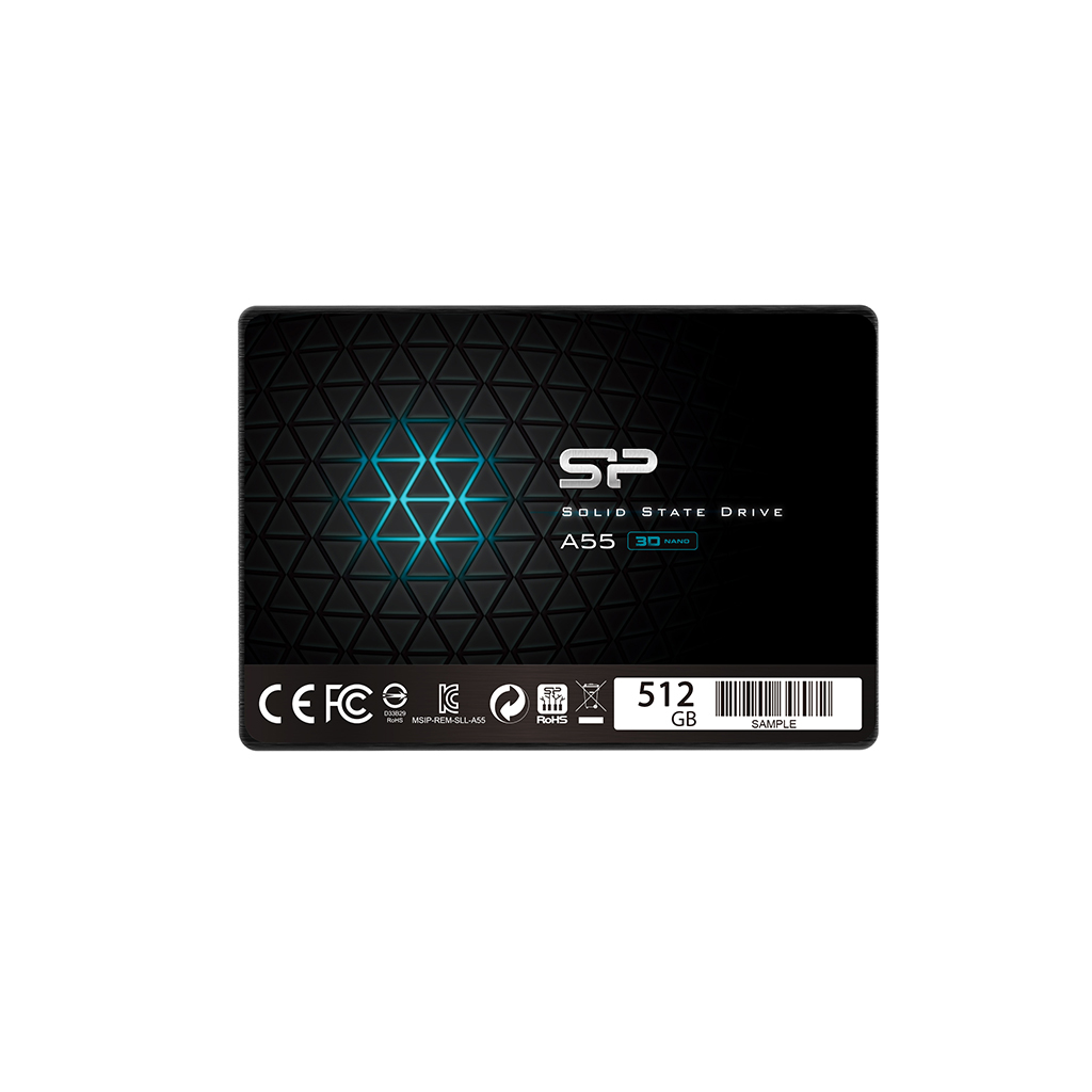 Silicon Power SSD 512GB 6.3cm SATAIII A55 3D Nand TLC