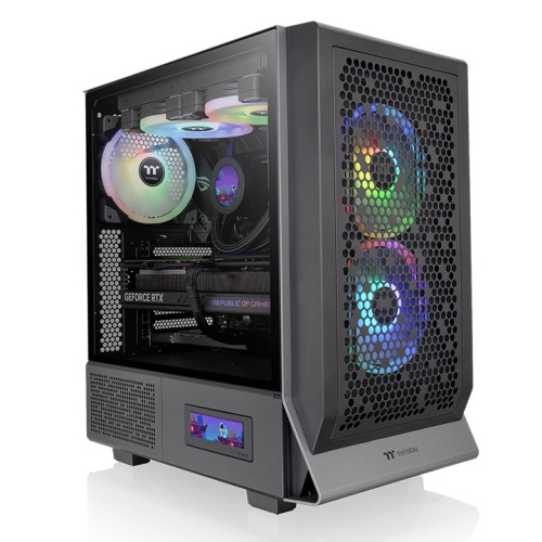 Geh Thermaltake Ceres 300 TG Midi Tower  "ARGB"        Black ret