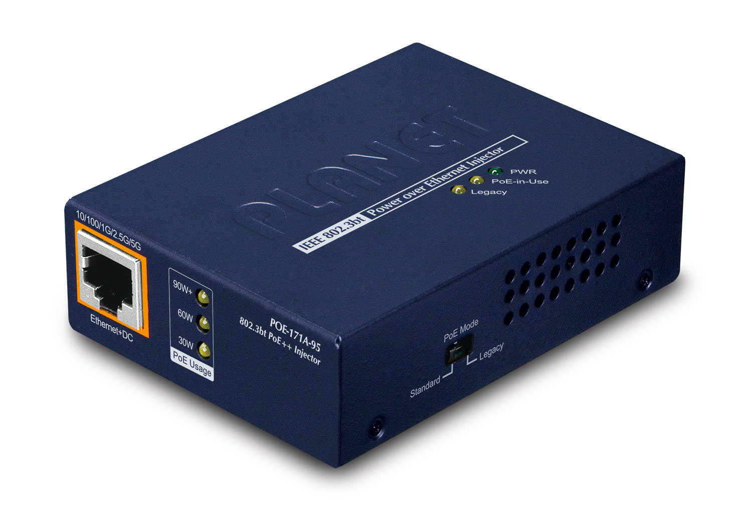 PLANET Multi-Gigabit 802.3bt PoE++ Injector (95 Watts)