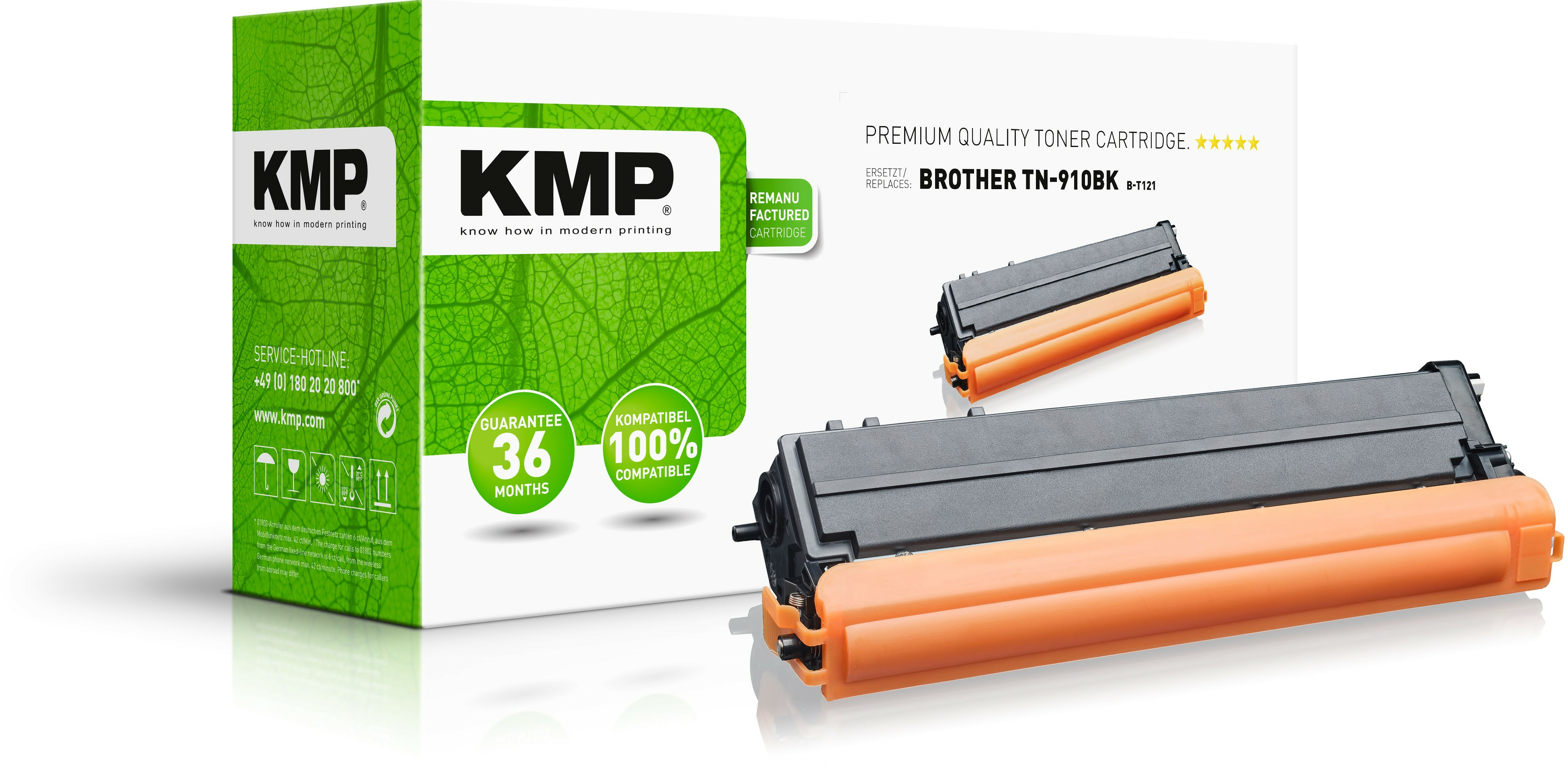 KMP Toner Brother TN-910/­TN910K black 9.000 S. B-T121 rebui. rem KMP Toner Brother TN-910/­TN910K black 9.000 S. B-T121 rebui. rem