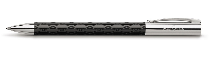 FABER-CASTELL Drehkugelschreiber Ambition Rhombus schwarz