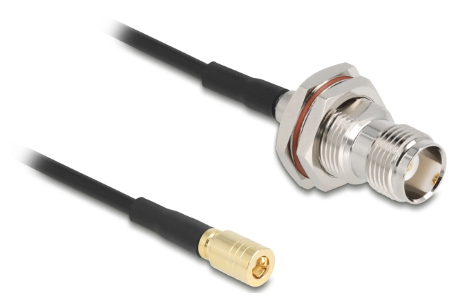 DELOCK Antennenkabel TNC Buchse zu SMB Stecker RG-174 20 cm DELOCK Antennenkabel TNC Buchse zu SMB Stecker RG-174 20 cm