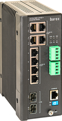 barox Switch 2-Port 2x1G/&shy;10GFX 4xPoE+/&shy;++ 30W/&shy;90W Management