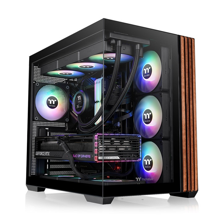 Geh Thermaltake View 380 WS Midi Tower "ARGB" Black retail