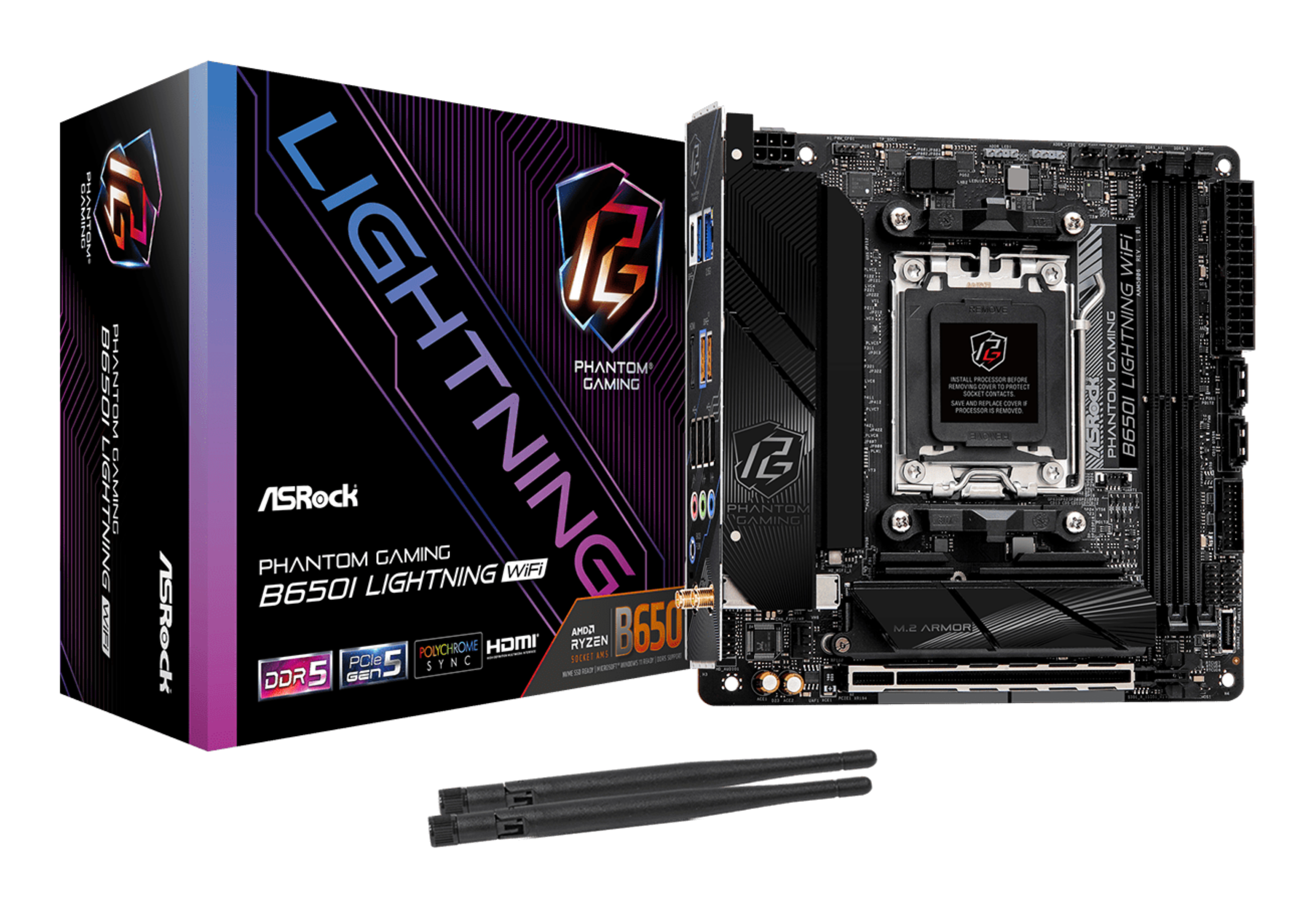 ASRock B650I Lightning WiFi      AM5 mITX HDMI          DDR5 ret