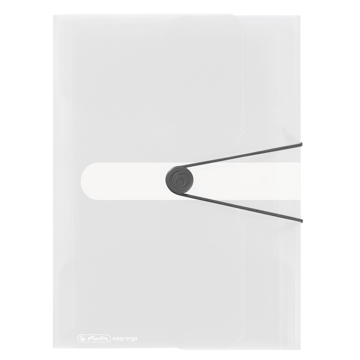 Herlitz Gummizugmappe  A4 PP transparent farblos