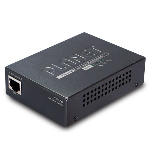 PLANET Single-Port 10/&shy;100/&shy;1000Mbps Ultra PoE Splitter