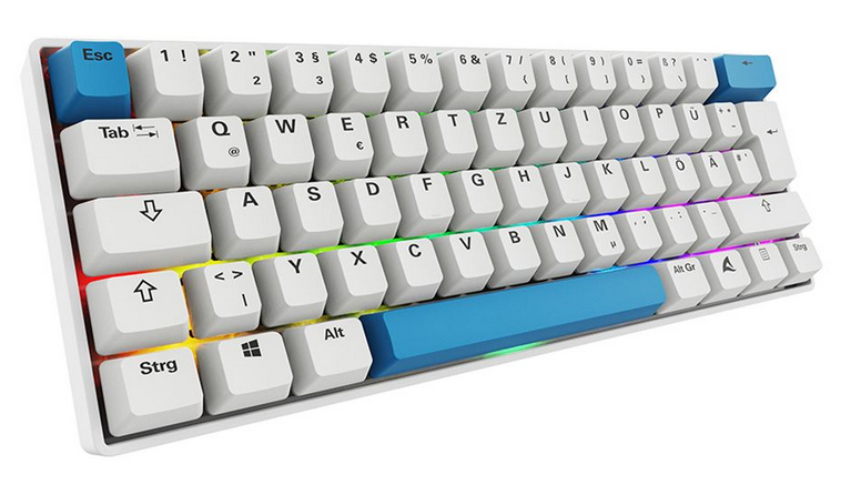 Sharkoon Gaming Tastatur Skiller SGK50S4 Gen2 PBT wei-gelRGB