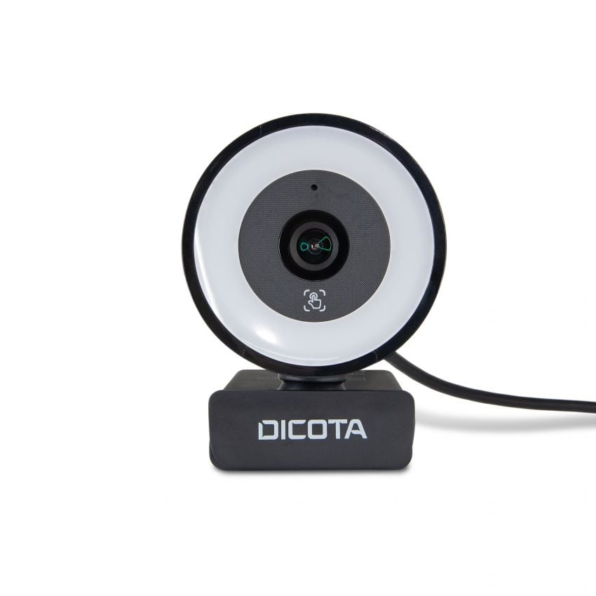 Dicota Webcam Ringlight 5MP black