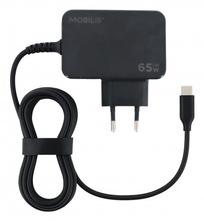 Mobilis Energia Charger 65W USB-C Laptop Charger 1,8m Cable Mobilis Energia Charger 65W USB-C Laptop Charger 1,8m Cable