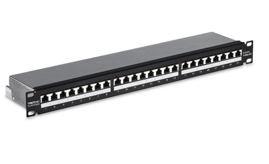 TRENDnet Patchpanel 24-Port Cat6A geschirmt 19"
