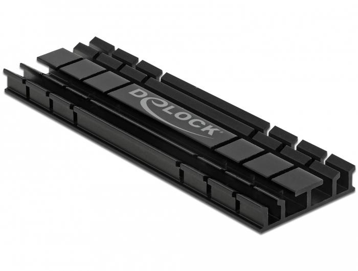 DELOCK Kühlkörper flach 70mm für M.2 Modul schwarz