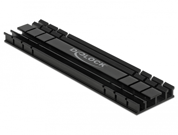 DELOCK Kühlkörper flach 100mm für M.2 Modul schwarz