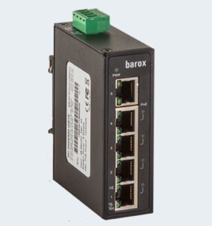barox Switch 5-Port  5x10/&shy;100/&shy;1000TX RJ45 4xPoE/&shy;+ Management