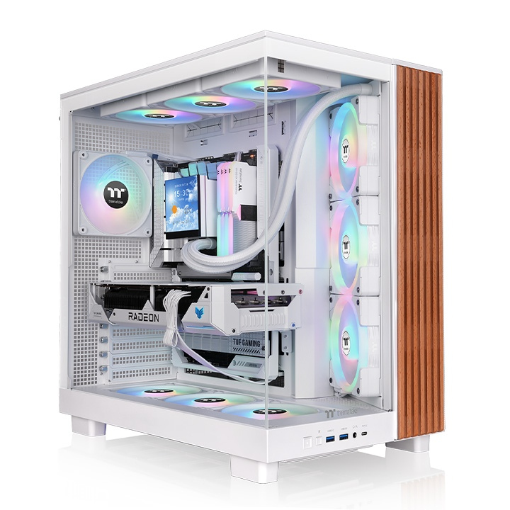 Geh Thermaltake View 380 XL WS Midi Tower "ARGB Snow" White reta Geh Thermaltake View 380 XL WS Midi Tower "ARGB Snow" White reta
