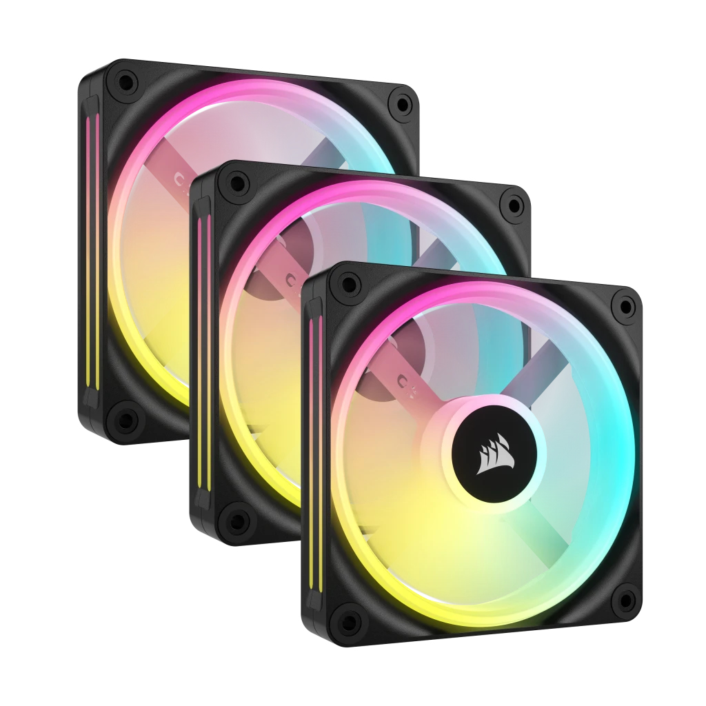 CORSAIR Lüfter QX120 RGB LED 120*120*25 Fan Triple