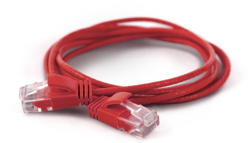 Wantec Patchkabel UTP CAT6a d=2,8mm 25,00m rot