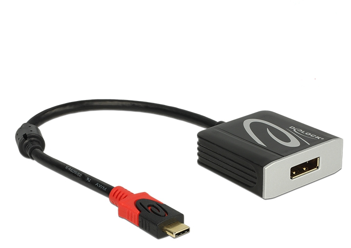 DELOCK USB Adapter C -> DP (Alt Mode) St/&shy;Bu 4K 60Hz 0.2m